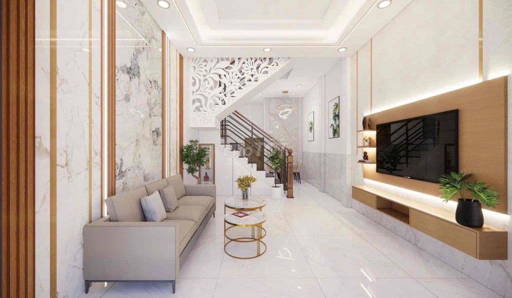 🆘Bán nhà hẻm XE HƠI Phường 14-Dt 4,1x13m-Đúc 1 lầu BTCT-3 phòng ngủ - Ảnh 2