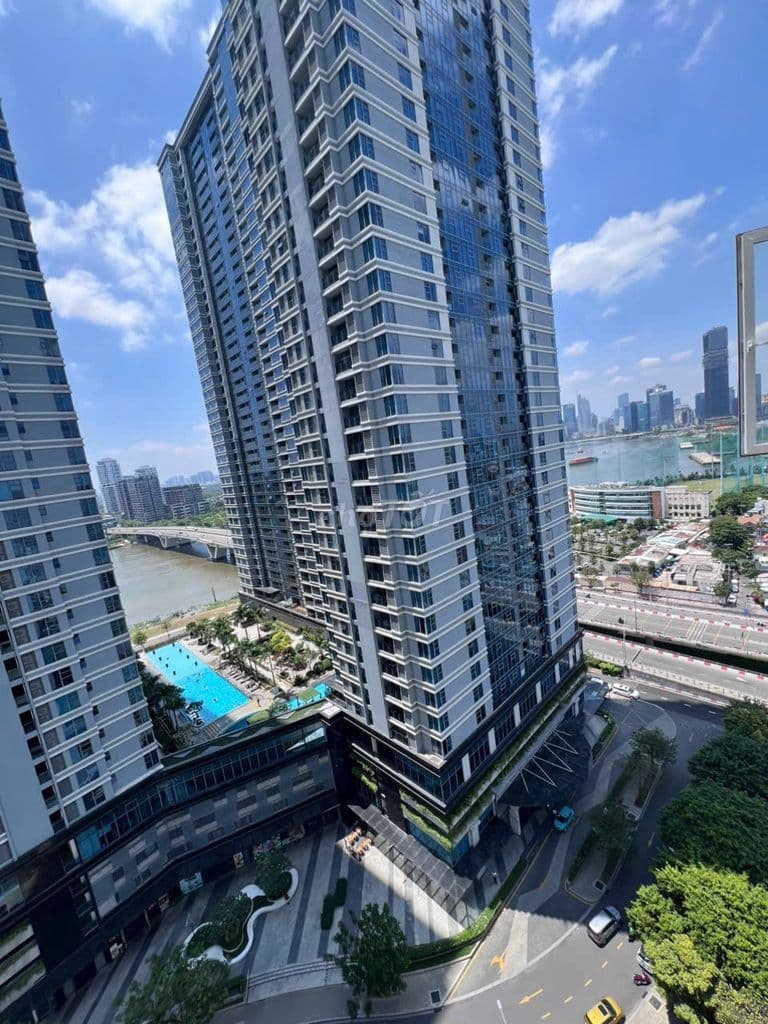 Căn hộ Riverside 46m2 lầu cao view sông SG, cầu Thủ Thiêm. Giá cực tốt - Ảnh 2