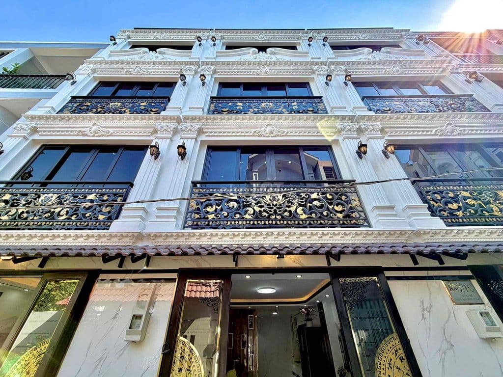 Nhà Mặt Tiền 5 Lầu T.kế Cổ Điển cao cấp, 77 Trương Đăng Quế, P3 - Ảnh 3