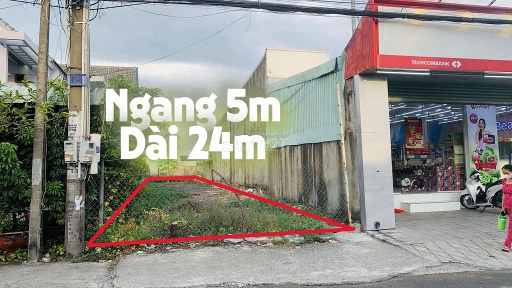 Bán gấp lô đất đường Cây Da 123m2(5x24) 1tỷ4 Tân Phú Trung Củ Chi shr