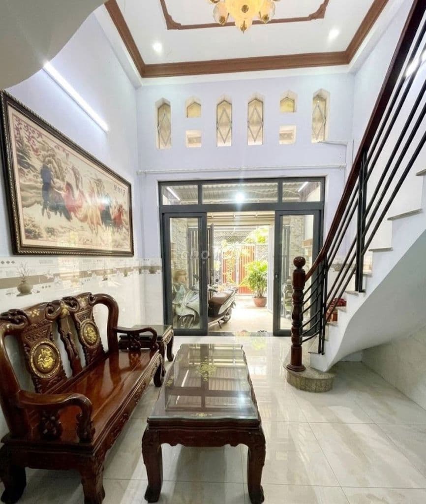 BÁN GẤP NHÀ 4 TẦNG - 48m2- HXH HUỲNH THỊ HAI - TRUNG MỸ TÂY - 4.59 TỶ - Ảnh 2