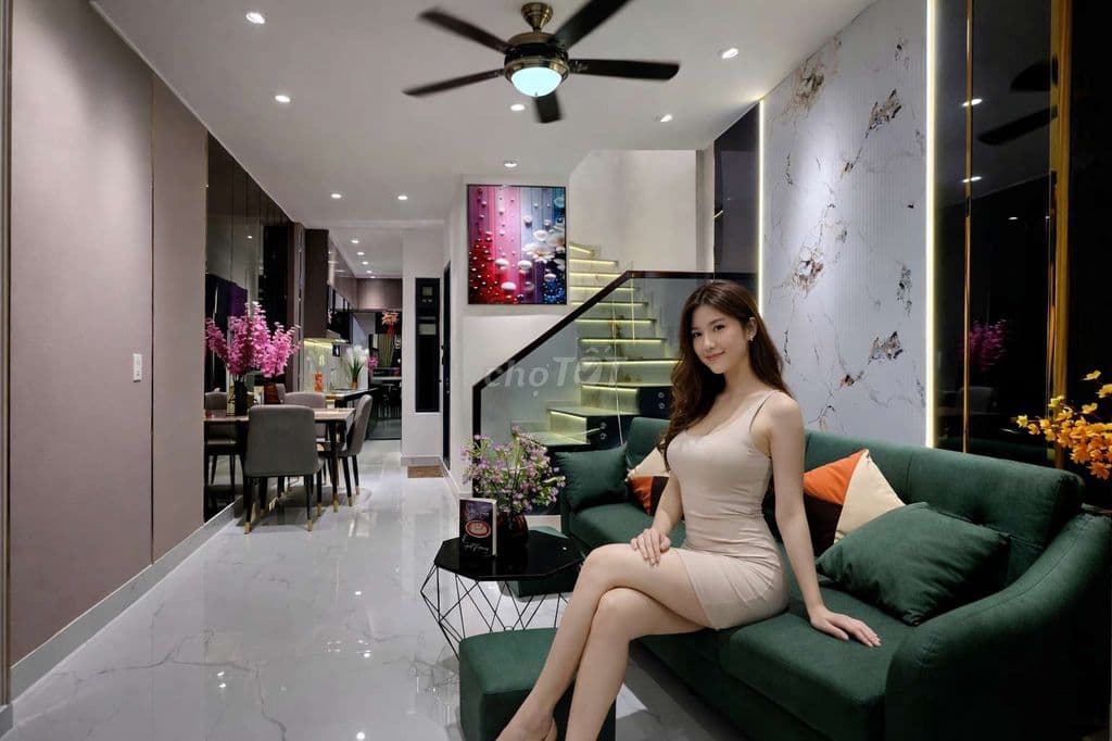 Nhà đẹp đón Tết 3phòng ngủ, hẻm xe hơi, vị trí VIP