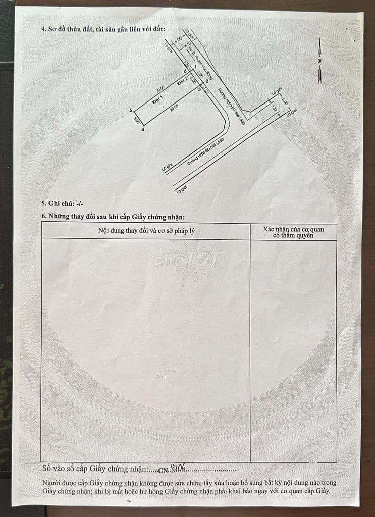 CHỈ 3,55 TỶ SỞ HỮU NGAY LÔ ĐẤT PHÂN LÔ ĐỒNG BỘ - DT. 5 X 22 (110M2) - Ảnh 2