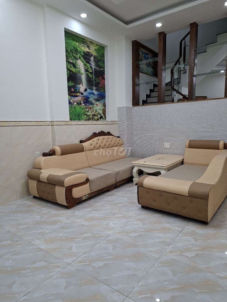 Cần bán gấp nhà P ĐHT Q12 DT 4x15 1 trệt 3 Lầu 4PN 3WS hẻm xe hơi - Ảnh 3