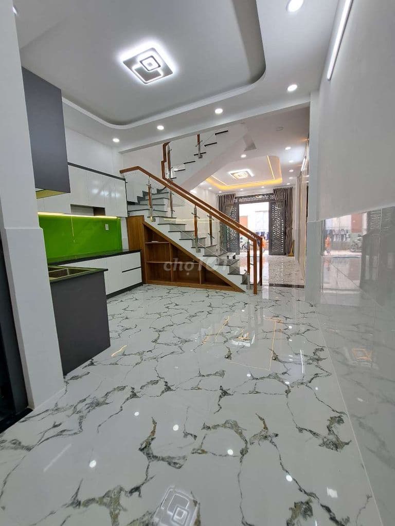 NHÀ MỚI ĐẸP 2 TẦNG KHU LÊ VĂN QUỚI - GÒ XOÀI-4x12M-2PN 2WC-CHỈ 4.X T.Ỷ - Ảnh 3