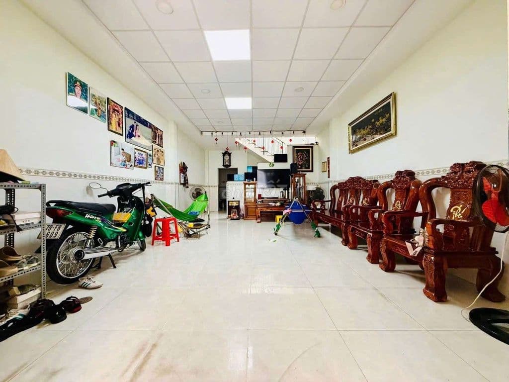 NHÀ 2 TẦNG_NGUYỄN THỊ CĂN Q12 _SÁT VÁCH GÒ VẤP_5M x 20M_NỞ HẬU 5.35m - Ảnh 3