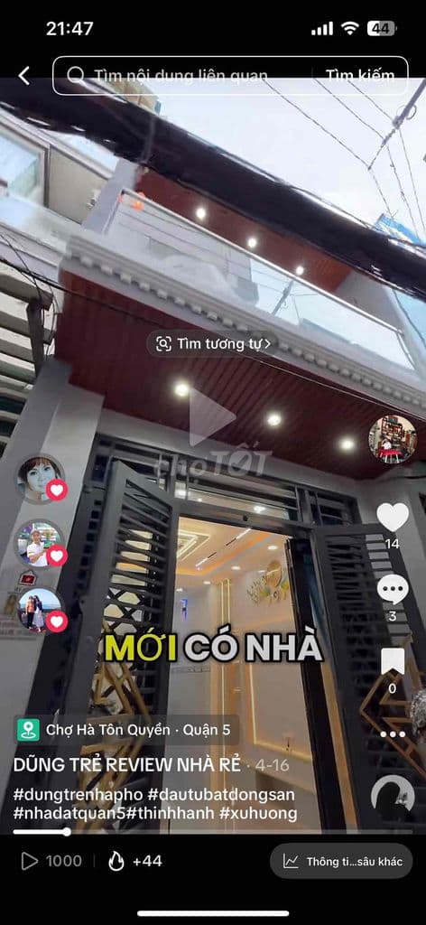 CHỈ 5,35 TỶ – NHÀ MỚI FULL NỘI THẤT – VÕ TRƯỜNG TOẢN, Q.5 🔥