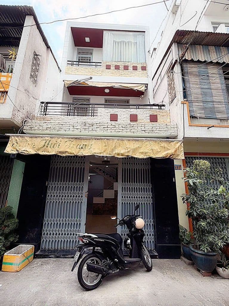 Bán nhà mặt tiền 3 tấm hẻm nội bộ cư xá Phú Bình