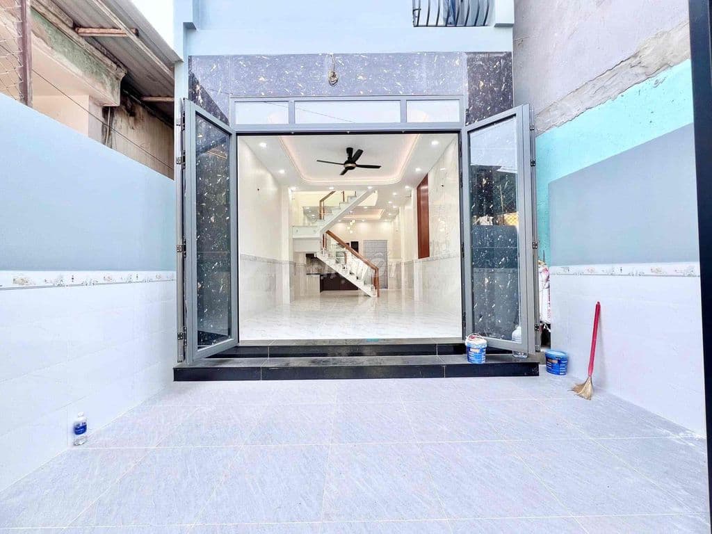 Nhà SHR 1/ HXH ngang 4,1 x 14.5m Đúc 1 Trệt 1 Lầu Nhà Mới - Ảnh 2