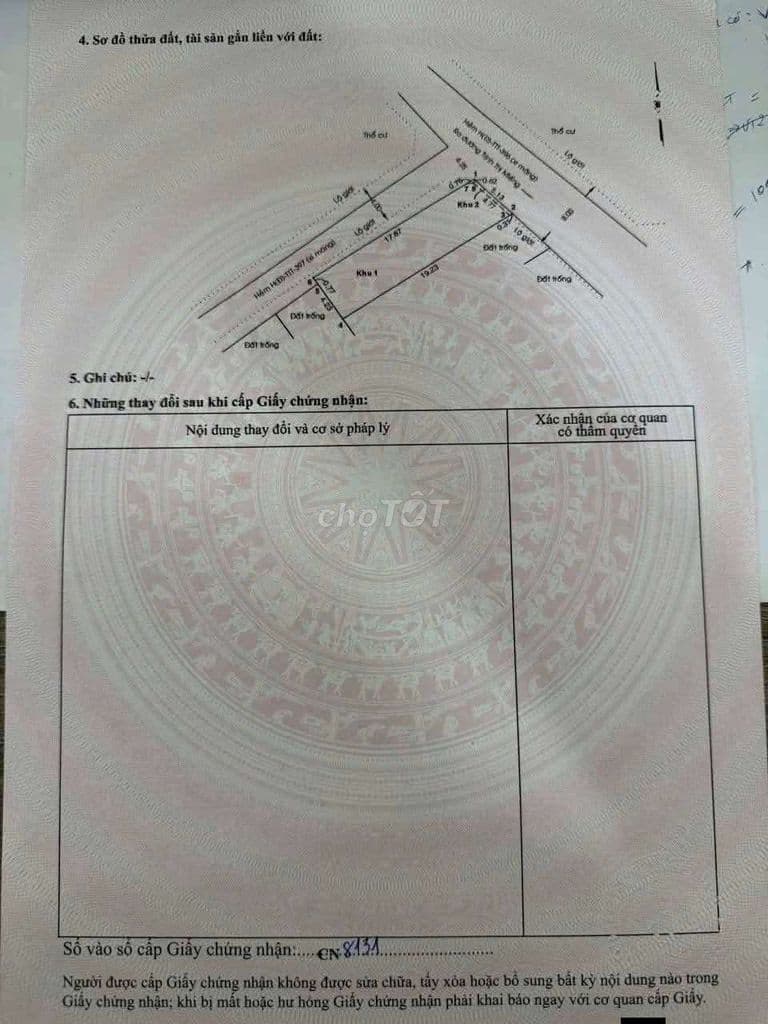 Đất 5 x 20m Lô góc hẻm 6m,gần chợ ngã 3 Bầu - Giáp Quận 12