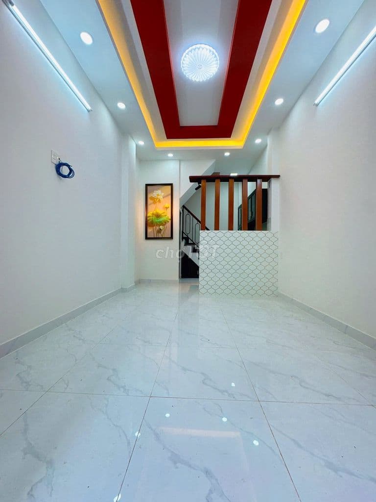 Nhà phố 3 lầu mới hẻm 154 Âu Dương Lân Q8, KDC hiện hữu, SHR vuông đẹp - Ảnh 3
