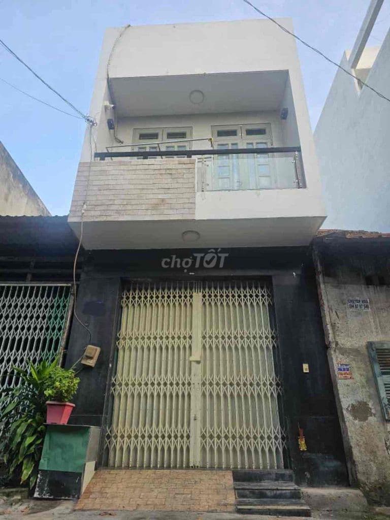 BÁN NHÀ TỈNH LỘ 10 CHỢ BÀ HOM. 4 X 15 M. 2 TẦNG. ĐƯỜNG 8M THÔNG