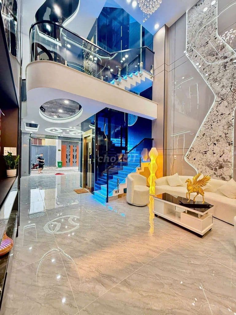 NHÀ 5 TẦNG,NỘI THẤT SIÊU ĐẸP, ĐƯỜNG 7M THANG MÁY, Ô TÔ NGỦ TRONG NHÀ - Ảnh 3