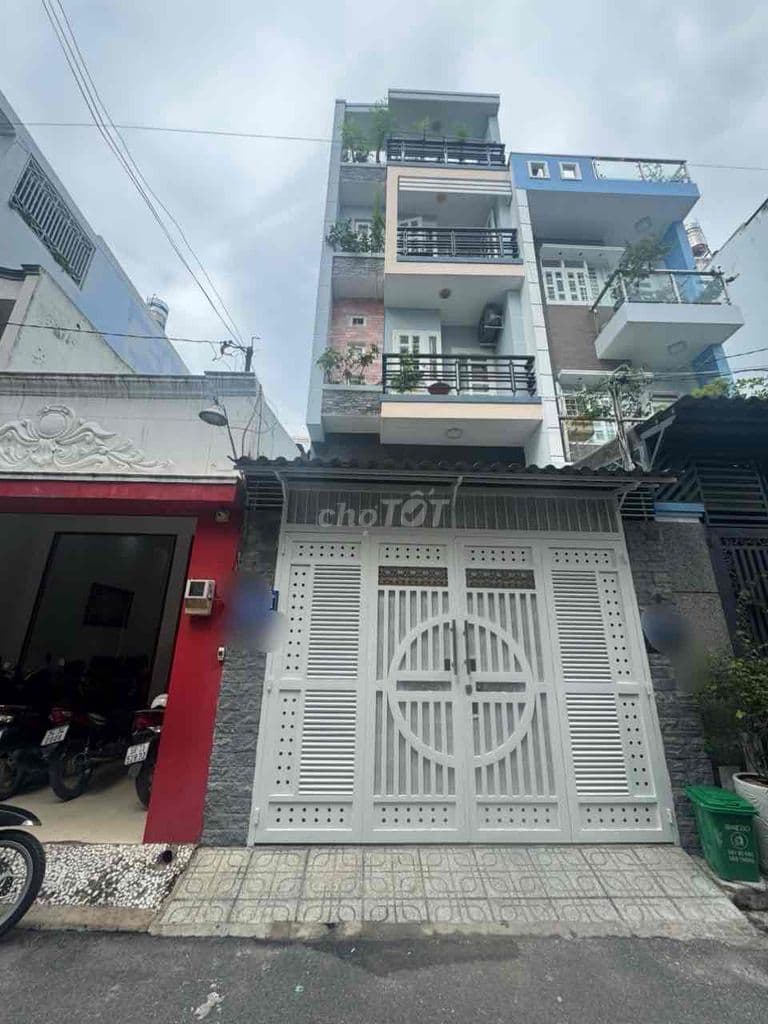 BÁN NHÀ 4 TẦNG HẺM XE TẢI THÔNG NGAY NGUYỄN VĂN KHỐI CHỈ 8 TỶ4 TL TỐT