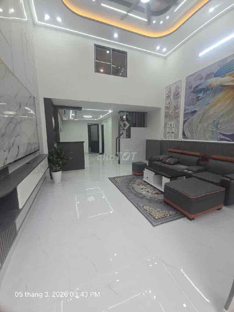 NHÀ MỚI Ở NGAY TẶNG FULL NỘI THẤT-2 TẦNG-45M2 TRUNG TÂM HÓC MÔN 3,85TY