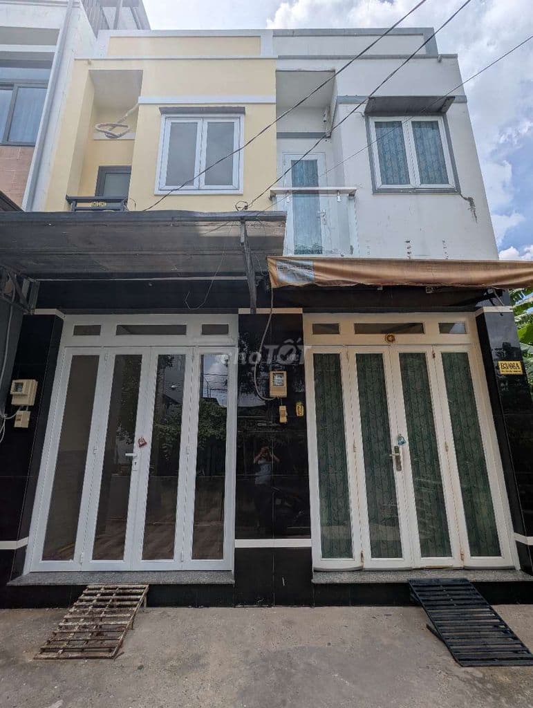 nhà 1 trệt 1 lầu sổ hồng riêng ngay chợ phú lạc - Ảnh 2