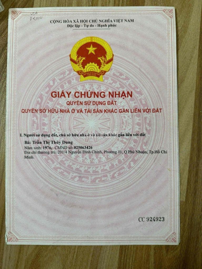 BÁN NHÀ CHÍNH CHỦ NGUYỄN ĐÌNH CHÍNH – PHƯỜNG 11 – PHÚ NHUẬN – SỔ HỒNG - Ảnh 3