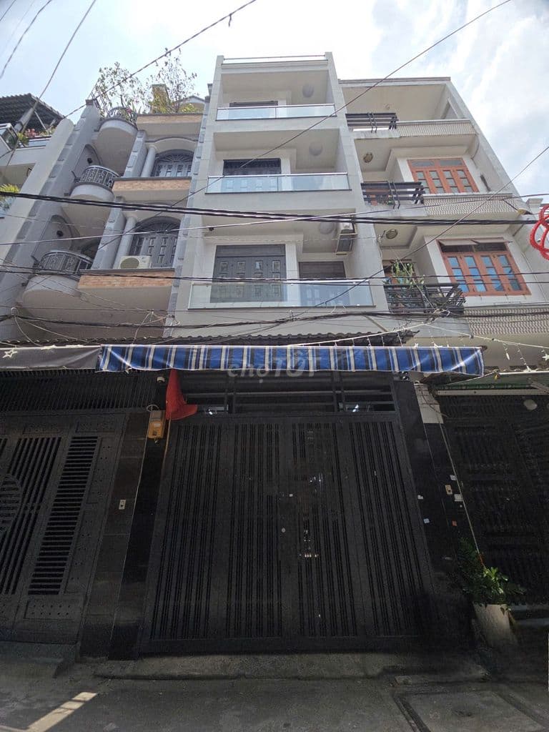 MẶT TIỀN HẺM XE HƠI TÂN HƯƠNG 60M2 5 TẦNG ĐÚC 6PN 4WC SHR NHỈNH 8 TỶ