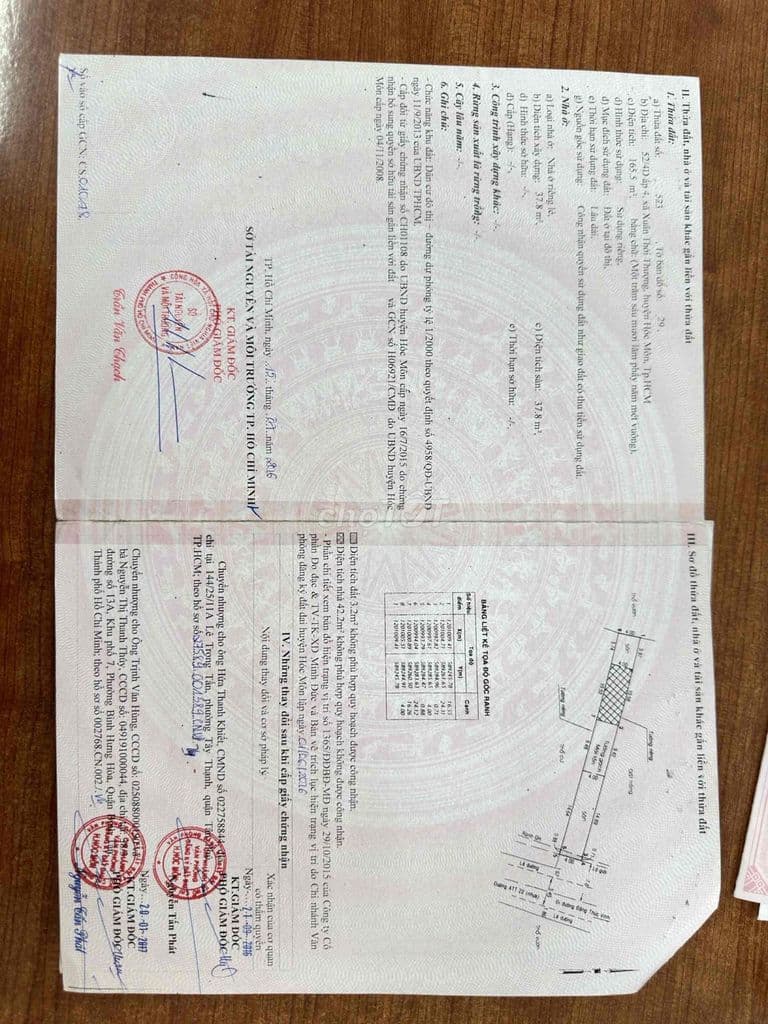 “🔥 Bán Gấp Nhà 165,5m² Hóc Môn – Đường Ô Tô – Giá 5.3 Tỷ”