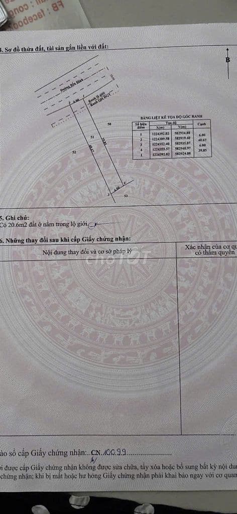 Cần bán đất mặt tiền đường Bến Đình - Ảnh 2