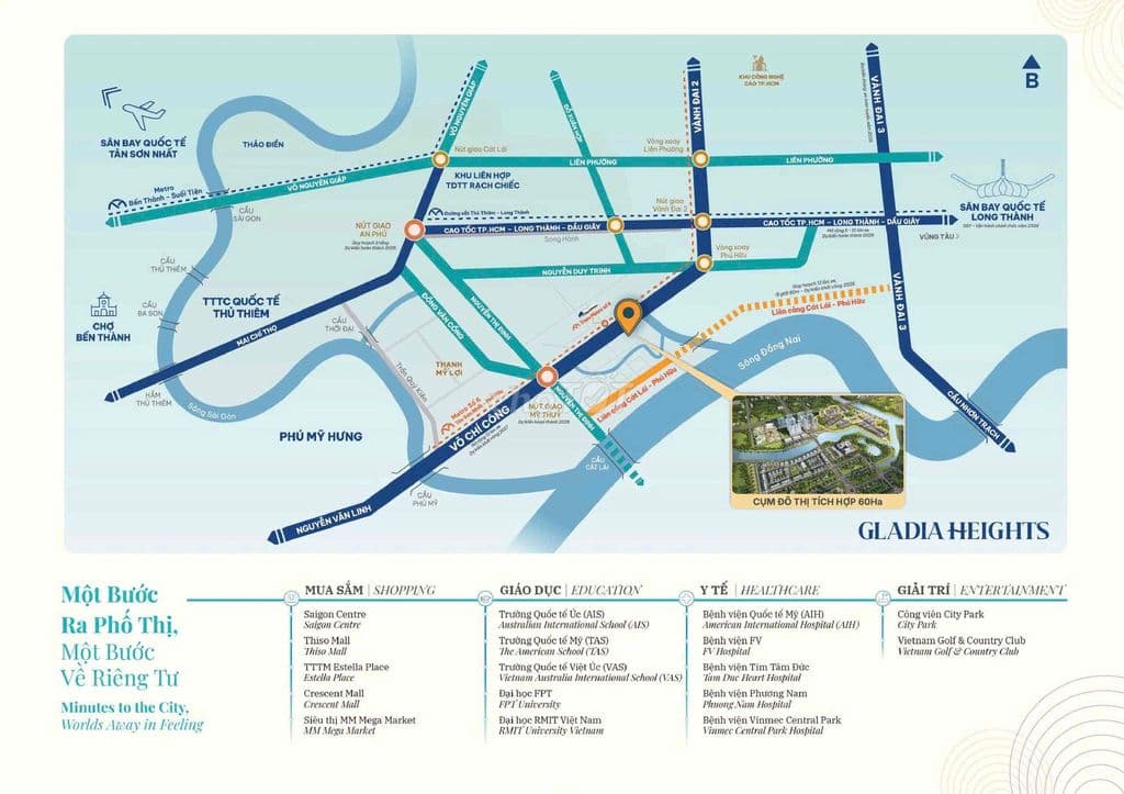 450tr sở hữu ngay căn hộ Gladia Heights tại trung tâm Q2 - Ảnh 2