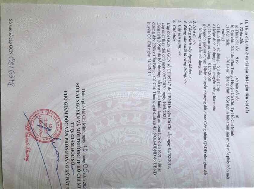 Đất Củ Chi - Bán gấp - Ảnh 2