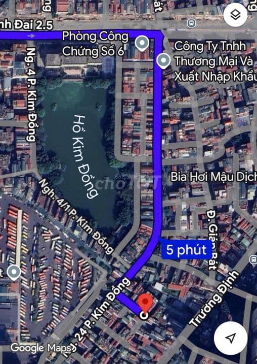 Nhà đẹp phân lô, 24 phố Kim Đồng Hoàng Mai, ô tô đỗ cổng, 66,8m2 - Ảnh 3