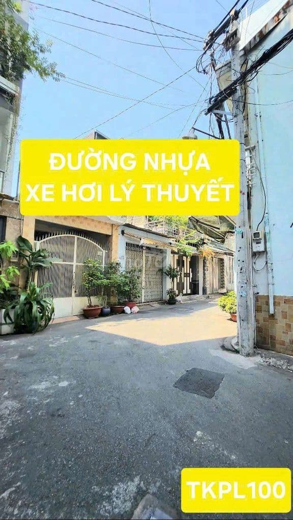 NGANG KHỦNG 3.8 MÉT - HẺM XE HƠI HỒNG LẠC TÂN BÌNH - NHỈNH 2 TỎI - Ảnh 2