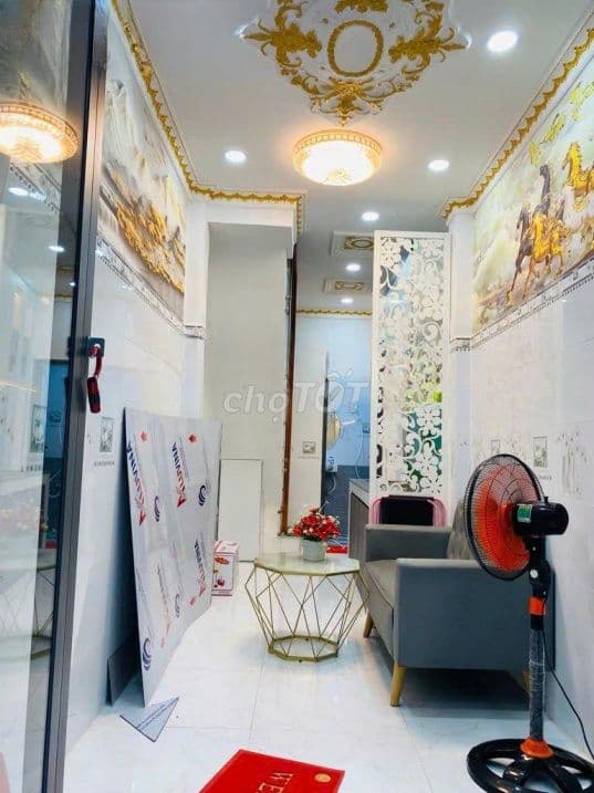 Bán nhà mới Tân Hòa Đông giáp Q6, trệt lầu, 2PN, 2WC, gần chợ Phú Lâm - Ảnh 2