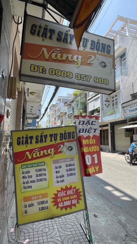 SANG TIỆM GIẶT SẤY, HẤP