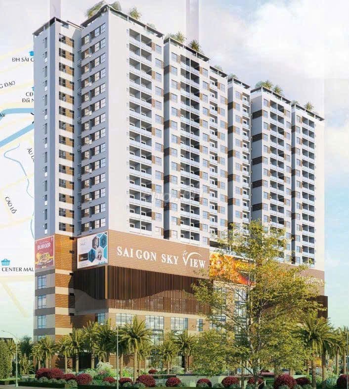 Căn hộ 63m2 (Sài Gòn KyView), 2PN, đối diện Bến xe Quận 8, P.6