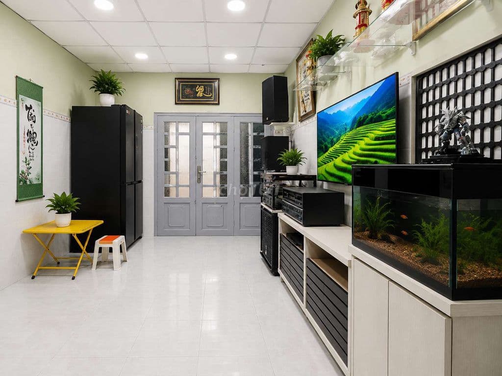 40m2,3 tầng,Ngay thị nghè, Vuông A4,SHR, hoàn công đầy đủ, - Ảnh 3