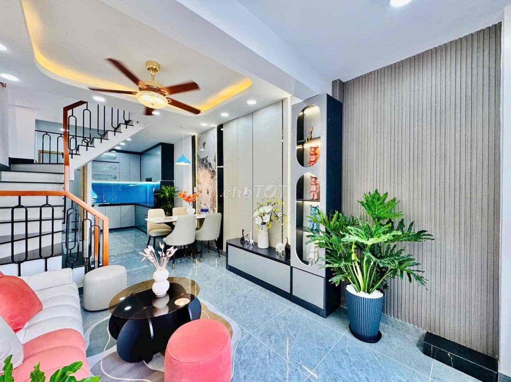 Nhà gần Mặt Tiền 3,5m x 12m 40m2 3phòng ngủ vào ở ngay