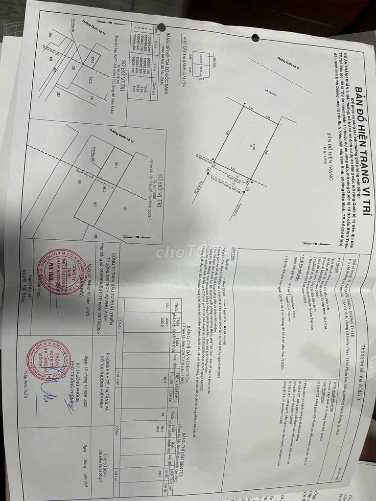 Chính chủ bán nhà mặt tiền Quốc lộ 13 đối diện Vạn Phúc City 8x18 142m