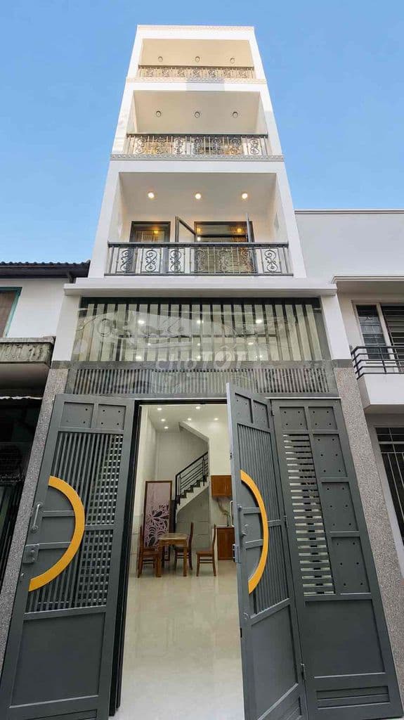 Nhà mới Lê Văn Quới, 4 Tầng 3PN 4WC, hẻm 4M Thông, ko qh Giá 4xty