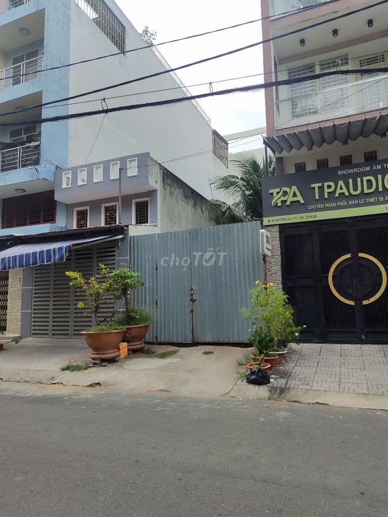 Bán đất đường 24 KDC Bình Phú 4x24 vuông vức đối diện công viên