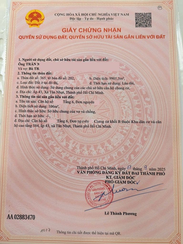 Căn góc 3PN 2WC, 114m2 tầng 6, chung cư Conic Boulevard, sổ hồng riêng