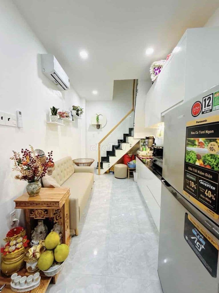 NHÀ NGUYỄN THƯỢNG HIỀN P5 BÌNH THẠNH 3 TẦNG 3WC HẺM 3M 2.55 TỶ TL