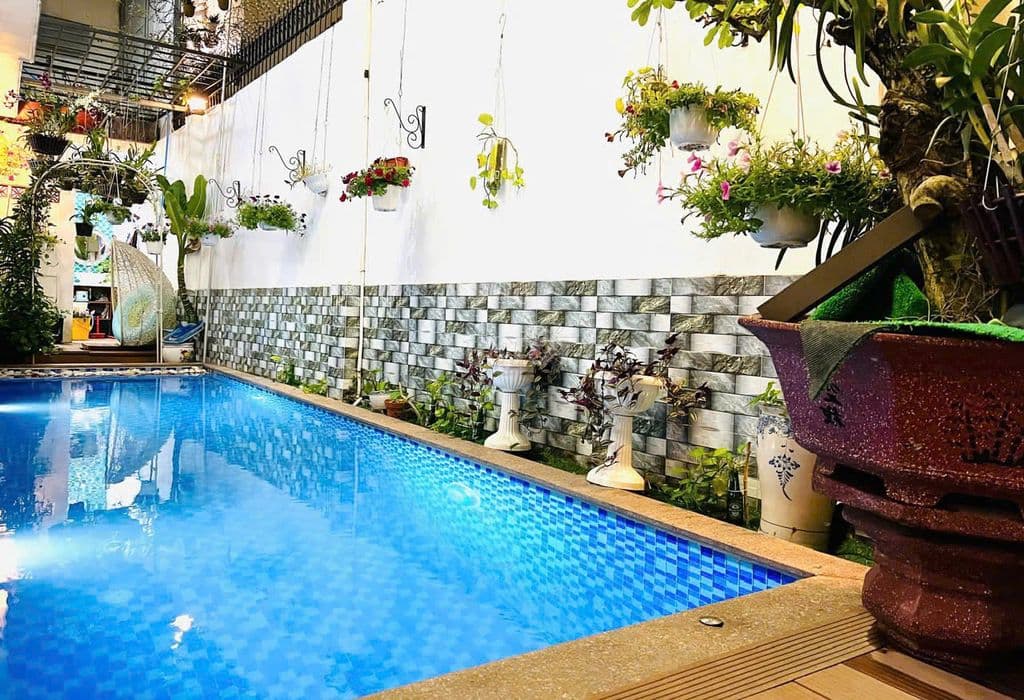 Nhà đẹp 1 trệt lửng 2L có thang máy, hồ bơi 4x75x21 CN 88m Chỉ 18,5 tỷ - Ảnh 3