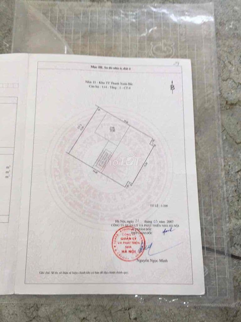 Em chính chủ bán nha tập thể tầng 1 mặt phố khuất duy tiến kinh doanh - Ảnh 2