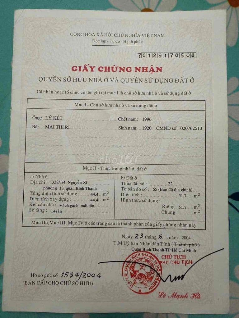 nhà Hẻm xe hơi nguyễn Xí, Bình Thạnh, dt 52m2, 1 trệt 1 lửng - Ảnh 3