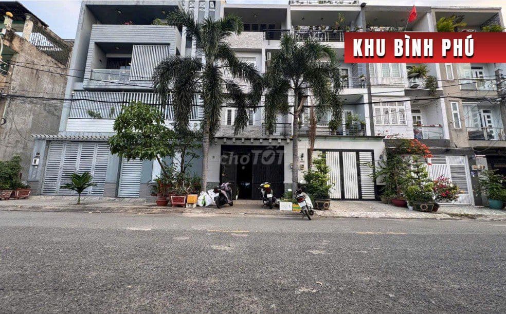 BÁN NHÀ KHU BÌNH PHÚ, MT ĐƯỜNG SỐ 25, DT 4.5 X 20M, 3.5 TẤM, 12.3 TỶ - Ảnh 2