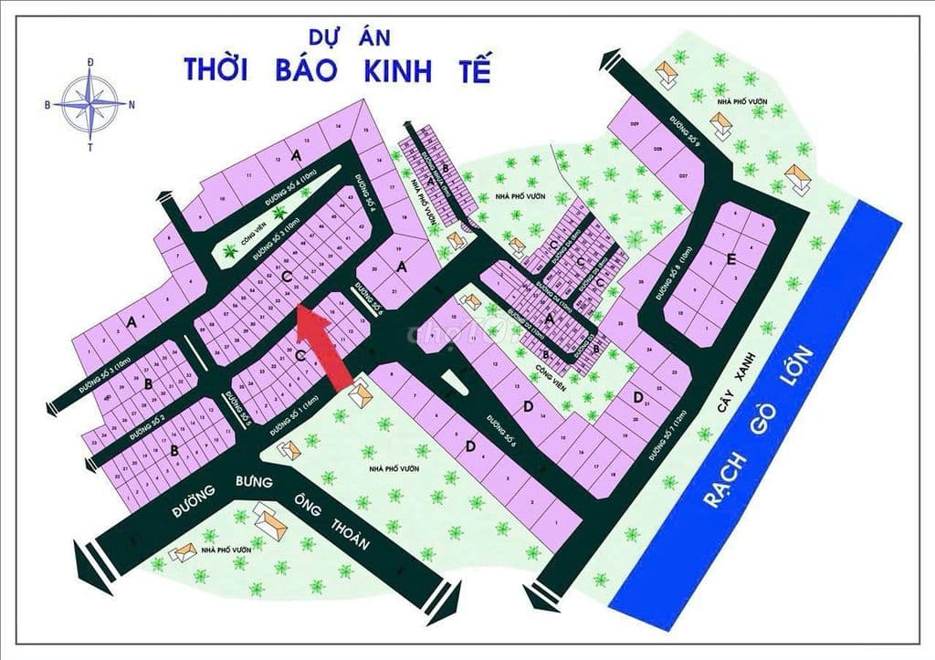 Bán đất dự án Thời Báo Kinh Tế Q9 đường Bưng Ông thoàn (160m2) 10.4 tỷ - Ảnh 2