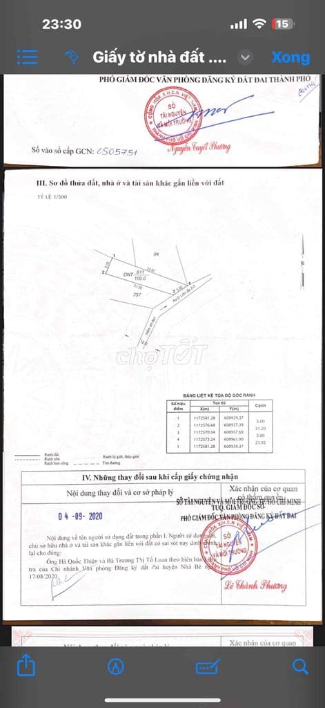 Chính chủ Bán 100m2 đất thổ cư tại Hiệp Phước, Nhà Bè - Ảnh 2