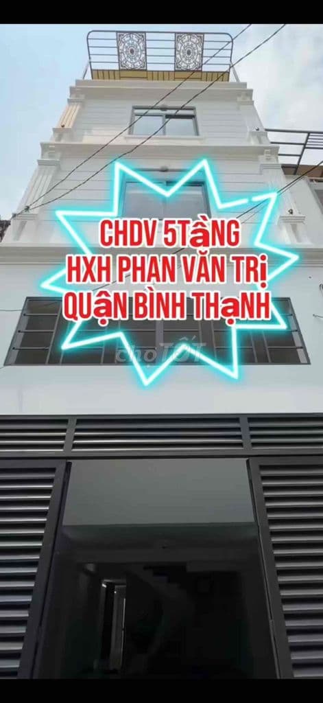 🌈 Chdv 5Tầng Hxh Đường Phan Văn Trị, Phường 11, Quận Bình Thạnh