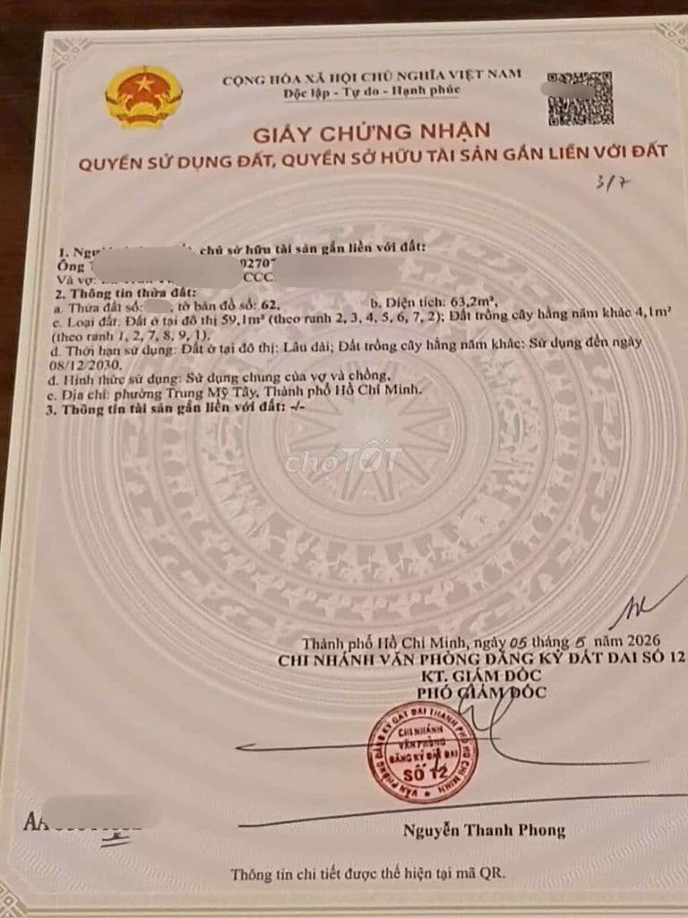 Đất mặt tiền Huỳnh Thị Hai. Gần đường Nguyễn Ảnh Thủ. Vị trí đẹp - Ảnh 3