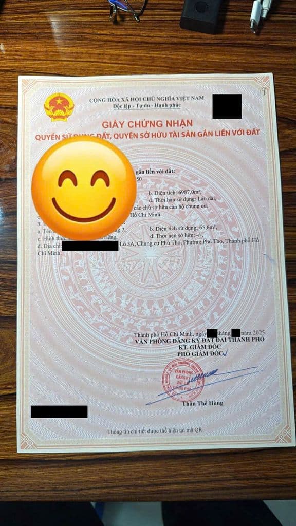 Chính chủ - Bán căn hộ Chung cư Phú Thọ, Q11 - 66m2 - View cực đẹp