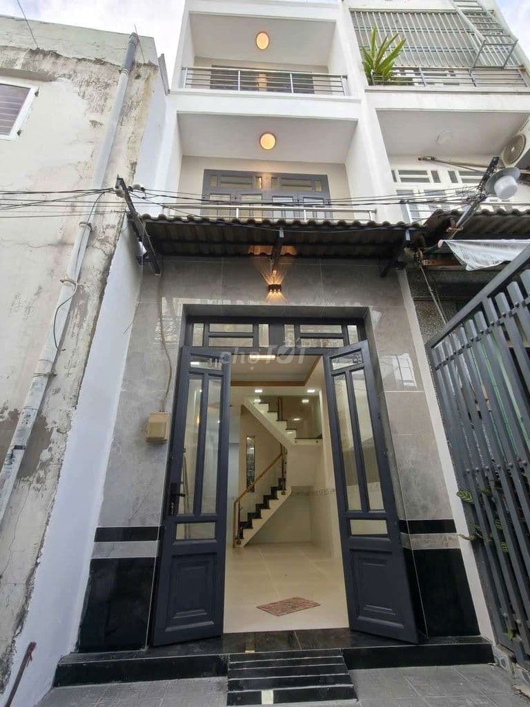 Bán nhà quận 8- Luu Huu Phươc, P15 3,2x14,5m 3 tấm 4P hẻm thông