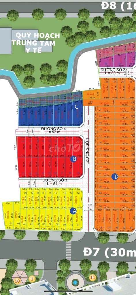 Bán rẻ lô mặt tiền đường 30m -đối diện C/c Ricca - 120m2 ngang 5.5m