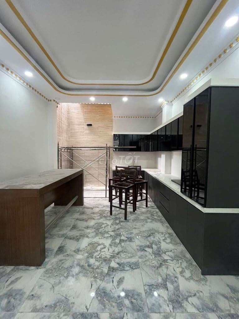 nhà mới KDC Bình Phú 1 4x19 1 trệt 3 lầu - Ảnh 2